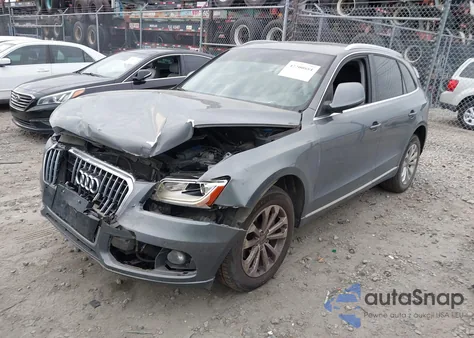 2013 Audi Q5 2.0T Premium from USA, damaged, VIN WA1LFAFP1DA049126